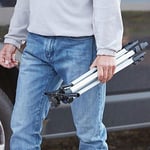 Stanley Fotostativ, alüminyum, üç Gleitfuesse, sütun (44 cm ila 140 cm, 1/4 inç dişli, platform eğilebilir) 1 – 77 – 201