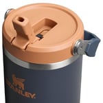 Stanley IceFlow 2.0 Kapaklı Pipetli Bardak 850 ml | Kapaklı ve Açılır Pipet | Sızdırmaz Su Şişesi | Yalıtımlı Paslanmaz Çelik | BPA içermez | Alacakaranlık