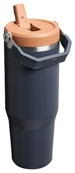 Stanley IceFlow 2.0 Kapaklı Pipetli Bardak 850 ml | Kapaklı ve Açılır Pipet | Sızdırmaz Su Şişesi | Yalıtımlı Paslanmaz Çelik | BPA içermez | Alacakaranlık