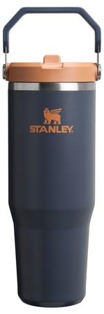 Stanley IceFlow 2.0 Kapaklı Pipetli Bardak 850 ml | Kapaklı ve Açılır Pipet | Sızdırmaz Su Şişesi | Yalıtımlı Paslanmaz Çelik | BPA içermez | Alacakaranlık