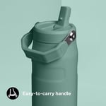 STANLEY IceFlow™ Aerolight™ Flip Straw 2.0 Pipetli Termos Su Şişesi 0.7 Litre - Yeşil (Shale) | Paslanmaz Çelik