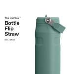 STANLEY IceFlow™ Aerolight™ Flip Straw 2.0 Pipetli Termos Su Şişesi 0.7 Litre - Yeşil (Shale) | Paslanmaz Çelik