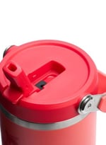 Stanley IceFlow Flip Straw Tumbler Pipetli Termos Bardak, 0.89 Litre, Mercan (Hot Coral) - Seçenekler: 0.89 L, 0.9 Liters