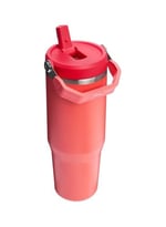 Stanley IceFlow Flip Straw Tumbler Pipetli Termos Bardak, 0.89 Litre, Mercan (Hot Coral) - Seçenekler: 0.89 L, 0.9 Liters