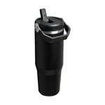 Stanley IceFlow Flip Straw Tumbler Pipetli Termos Bardak, Siyah 2.0, 0.89 Litre - Seçenekler: 0.89 L, 0.9 Liters