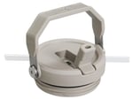 Stanley IceFlow Paslanmaz Çelik Pipetli Bardak - Ev, Ofis veya Araba için Vakum Yalıtımlı Su Şişesi Yeniden Kullanılabilir Bardak Sızdırmaz Kapaklı Soğuk 12 Saat Buzlu 2 Gün, 20 oz, Kül