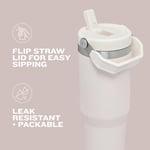 Stanley IceFlow Paslanmaz Çelik Pipetli Bardak - Ev, Ofis veya Araba için Vakum Yalıtımlı Su Şişesi - Tekrar Kullanılabilir Bardak Pipetli Sızdır - Seçenekler: 20 oz, 40 oz, 60 oz, 64 oz, 95 oz, 850 g
