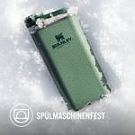 Stanley Klasik Paslanmaz Çelik Cep Matarası, 0.23 Litre, Yeşil (Hammertone Green)