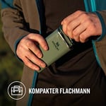 Stanley Klasik Paslanmaz Çelik Cep Matarası, 0.23 Litre, Yeşil (Hammertone Green)