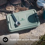 STANLEY Legendary Useful Box Çok Amaçlı Saklama Kutusu 1.1 Litre - Yeşil (Hammertone Green) | Paslanmaz Çelik
