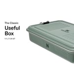 STANLEY Legendary Useful Box Çok Amaçlı Saklama Kutusu 1.1 Litre - Yeşil (Hammertone Green) | Paslanmaz Çelik