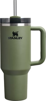 Stanley Quencher H2.0 Saplı ve Pipetli Bardak 40 oz | Flowstate 3 Pozisyonlu Kapak | Seyahat için Uyumlu Bardak | Yalıtımlı Paslanmaz Çelik Bardak | BPA İçermez | Kurutulmuş Çam