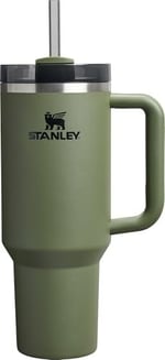 Stanley Quencher H2.0 Saplı ve Pipetli Bardak 40 oz | Flowstate 3 Pozisyonlu Kapak | Seyahat için Uyumlu Bardak | Yalıtımlı Paslanmaz Çelik Bardak | BPA İçermez | Kurutulmuş Çam