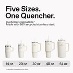 Stanley Quencher H2.0 Saplı ve Pipetli Bardak 40 oz | Flowstate 3 Pozisyonlu Kapak | Seyahat için Uyumlu Bardak | Yalıtımlı Paslanmaz Çelik Bardak | BPA İçermez | Kurutulmuş Çam