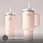 Stanley Quencher Pipetli Termos Bardak, 1.18 Litre, Pembe Kuvars (Rose Quartz)