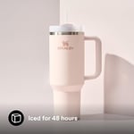 Stanley Quencher Pipetli Termos Bardak, 1.18 Litre, Pembe Kuvars (Rose Quartz)