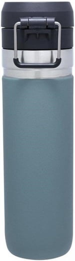 STANLEY Quick-Flip Termos 0.7 Litre - Yeşil (Shale) | Paslanmaz Çelik | 12 saat. Soğuk – Sızdırmaz – BPA içermez – Bulaşık makinesinde yık - Seçenekler: 0.7 Liters, 1.06 Liters, 1.1 Liters, 0.5 Liters