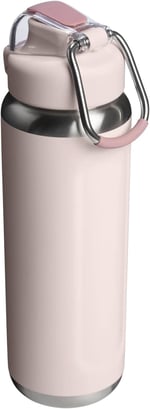 Stanley Wellspring Şişe 0,7 L - 12 Saat Soğuk - 40 Saat Buzlu - BPA İçermez - Geri Dönüşümlü Paslanmaz Çelik - Sızdırmaz - Bulaşık Makinesinde Yıkanabilir - Gül Kuvars | 12 saat soğuk, 40 saat buzlu, 