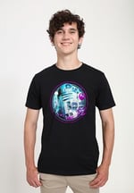 Star Wars Pop Droid Bisiklet Yaka T-Shirt Tişört Erkek