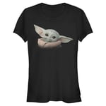 Star Wars The Mandalorian - The Child Face Bisiklet Yaka T-Shirt Tişört Kadın