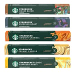 Starbucks By Nespresso Kapsül Kahve Seti 5 x 10 Adet - Deneme Seti