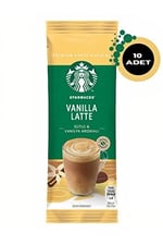 Starbucks Vanilla Latte Premium Kahve Karışımı, 10x21.5 g