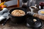 STAUB Dökme Demir Kızartma Tavası/Güveç, Yuvarlak 16 cm, 1,2 L, Siyah