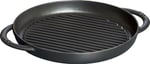 Staub Döküm Izgara Tava Çift Kulplu 26 cm Siyah