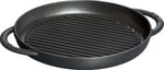 Staub Döküm Izgara Tava Çift Kulplu 26 cm Siyah