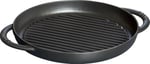 Staub Döküm Izgara Tava Çift Kulplu 26 cm Siyah