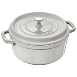 Staub Döküm Tencere Yuvarlak 26 cm Beyaz