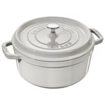 Staub Döküm Tencere Yuvarlak 26 cm Beyaz