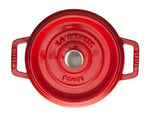Staub La Cocotte Döküm Tencere, Demir, Kiraz Kırmızısı - Seçenekler: 0.25 qt, 0.5 qt, 0.75 qt, 1.25 qt, 2.25 qt, 2.75 qt...
