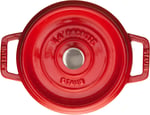 Staub La Cocotte Döküm Tencere, Demir, Kiraz Kırmızısı - Seçenekler: 0.25 qt, 0.5 qt, 0.75 qt, 1.25 qt, 2.25 qt, 2.75 qt...