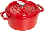 Staub La Cocotte Döküm Tencere, Demir, Kiraz Kırmızısı - Seçenekler: 0.25 qt, 0.5 qt, 0.75 qt, 1.25 qt, 2.25 qt, 2.75 qt...