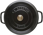 Staub La Cocotte Döküm Tencere, Siyah, 24 cm