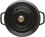 Staub La Cocotte Döküm Tencere, Siyah, 24 cm