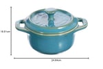 Staub, Mini Cocotte Set, 4'lü, Yuvarlak, Ceramic By Staub