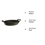 Staub Specialities Döküm Sahan, Demir, Siyah - Seçenekler: 15 cm, 12 cm, 15 x 11 cm, Yuvarlak, Oval, Dikdörtgen