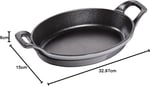 Staub Specialities Döküm Sahan, Gri - Seçenekler: Gri, 24 x 16 cm