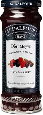 St.Dalfour Dört Meyve Reçeli 284 Gr.