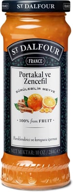 St.Dalfour Zencefil & Portakal Reçeli 284 Gr.