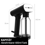 STEAMONE - Steamer buharlı düzleştirici 2000 W, 33 g/dk – taşınabilir ütü – kapasite 400 ml – kirleri%99,99 giderir – 30 saniye içinde hazır – kablo 3 m – ultra kompakt format – EUXL400V2