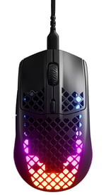 SteelSeries Aerox 3 - Ultra Hafif Gaming Mouse - 8,500 CPI TrueMove Core Optik Sensör - Suya Dayanıklı - Siyah