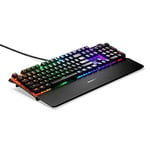 SteelSeries Apex 7 Mekanik Gaming Klavye, Oled Akıllı Ekran, Usb Doğrudan Bağlantı & Medya Kontrolleri, Kırmızı Düğmeler, Türkçe QWERTY