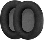 steelseries arctis 1 3 5 7 9x Pro ile uyumlu kulaklık süngeri (Siyah - Siyah Kumaş)