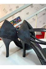 STEEP TANGO, DANS VE SALON AYAKKABISI 8,5 CM 13 PONT KADEH MODEL TOPUK KAPALI
