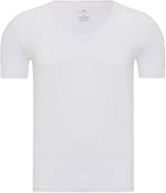 Steve Wolls Erkek Beyaz 4’Lü V Yaka Bambu T-Shirt - 33602