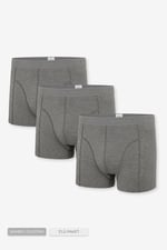 Steve Wolls Erkek Gri 3’Lü Klasik Bambu Boxer - 25101