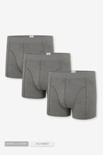 Steve Wolls Erkek Gri 3’Lü Klasik Bambu Boxer - 25101